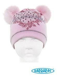 BARBARAS czapka dziecięca zimowa, królik