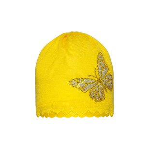 BARBARAS czapka z motylem dla dziewczynki